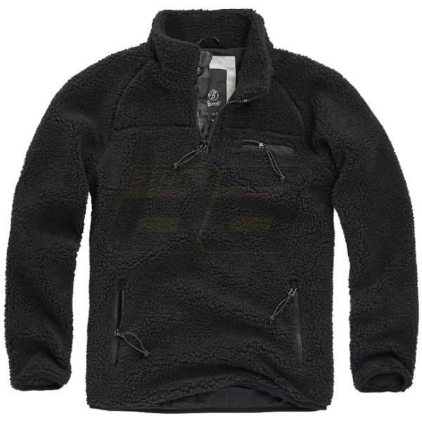 Brandit Teddyfleece Troyer - Black - L