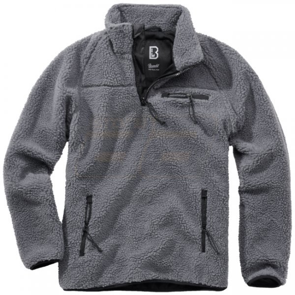 Brandit Teddyfleece Troyer - Anthracite - L