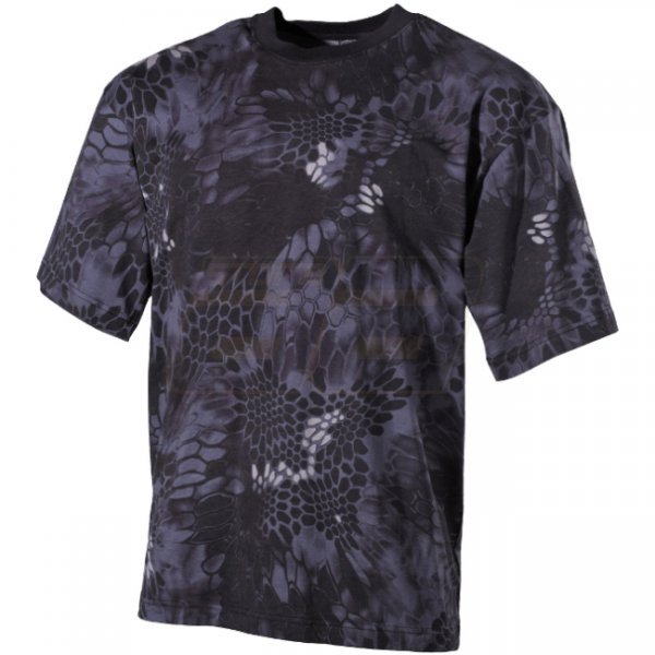 MFH US T-Shirt - Snake Black - S