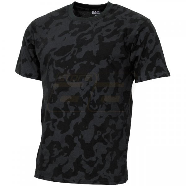 MFH Streetstyle T-Shirt - Night Camo - S