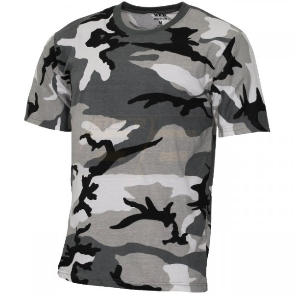 MFH Streetstyle T-Shirt - Urban Camo - M