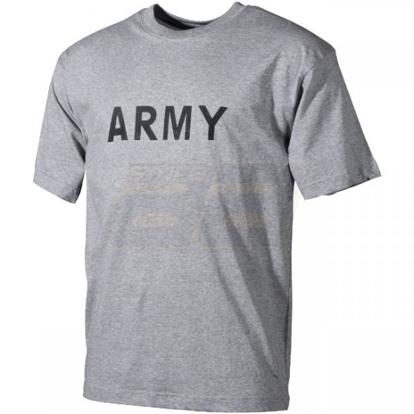 MFH Army Print T-Shirt - Grey - M