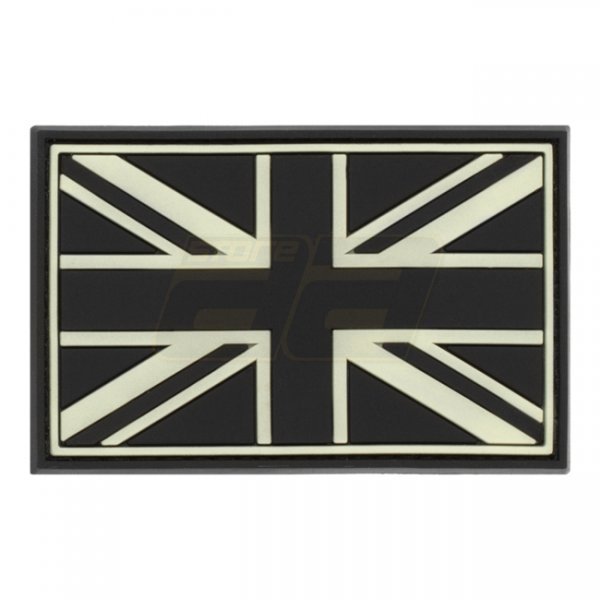 JTG Great Britain Rubber Patch - Glow in the Dark