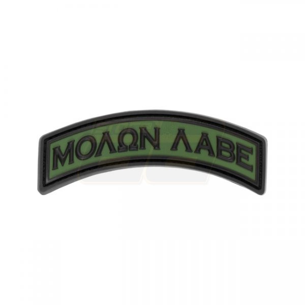 JTG Molon Labe Tab Rubber Patch - Forest