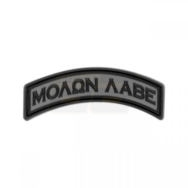 JTG Molon Labe Tab Rubber Patch - Olive