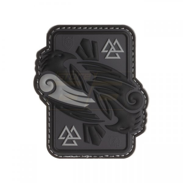 JTG Odins Raven Rubber Patch - Grey