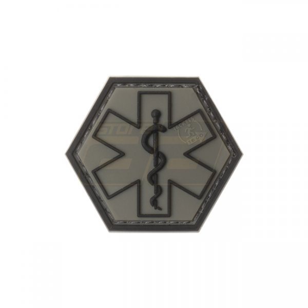 JTG Paramedic Hexagon Rubber Patch - Ranger Green