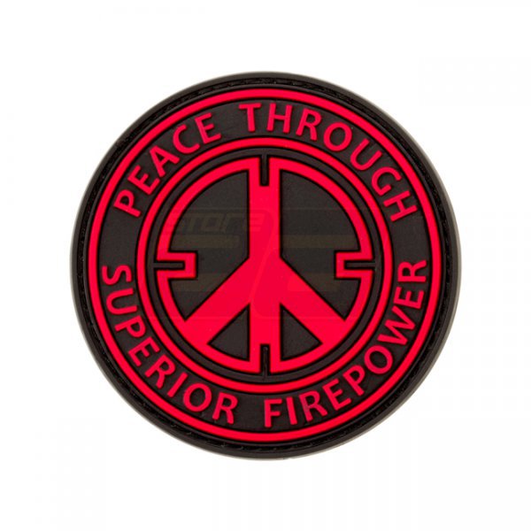 JTG Peace Rubber Patch - Blackmedic