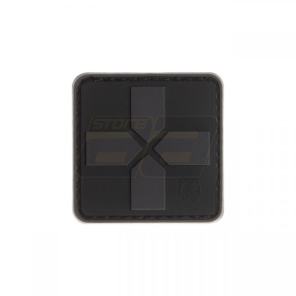 JTG Red Cross Rubber Patch 40mm - Blackops