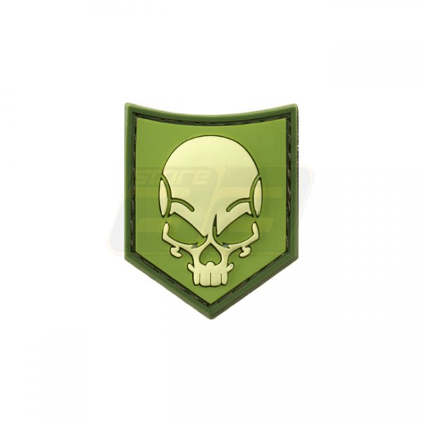 JTG SOF Skull Rubber Patch - Forest