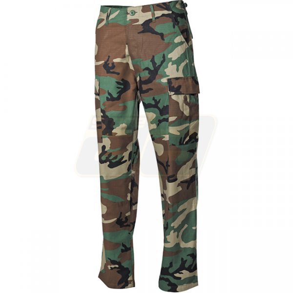 MFH BDU Combat Pants Ripstop - Woodland - S