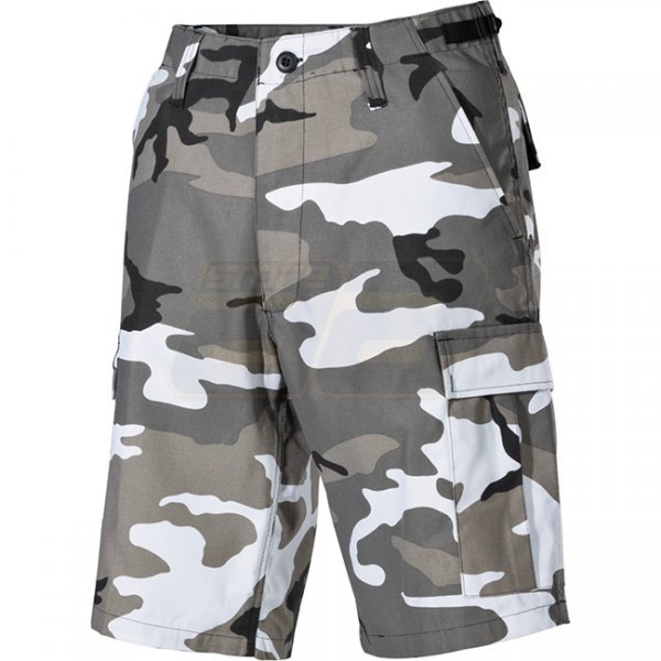 MFH BW Bermuda Shorts Side Pockets  - Urban Camo - S