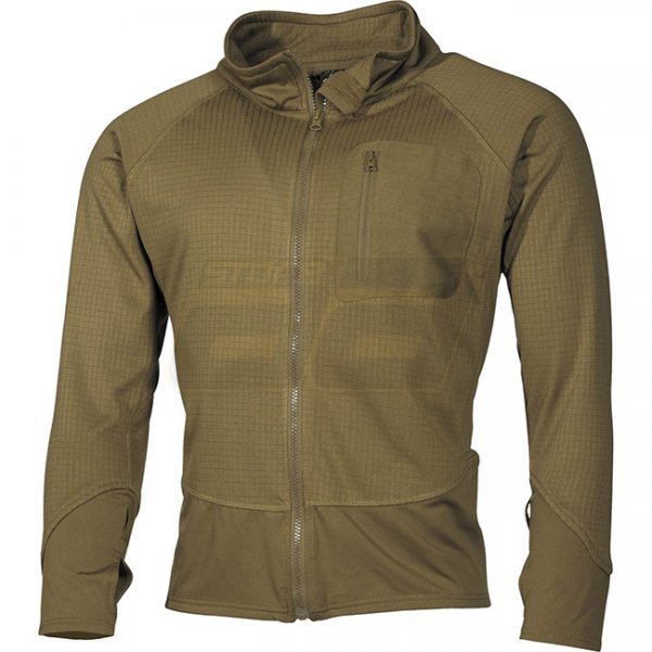 MFH US Tactical Baselayer Jacket - Coyote - 3XL