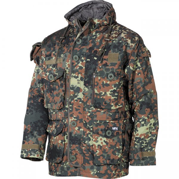 MFHHighDefence SMOCK Commando Jacket Ripstop - Flecktarn - L