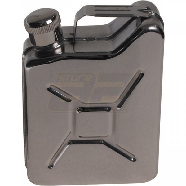 MFH Hip Flask Jerry Can 6 OZ / 170 ml - Chrome