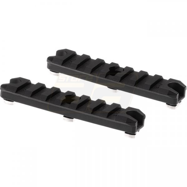 Ares 3.5 Inch M-LOK Plastic Rail 2-Pack - Black