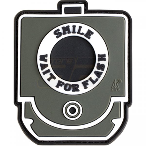 JTG Smile & Wait Rubber Patch - Foliage Green