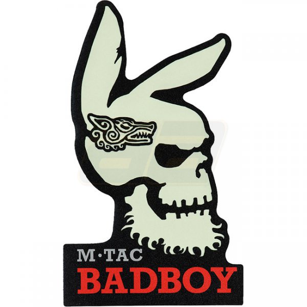 M-Tac Bad Boy Rubber Tattoo Patch - Glow in the Dark