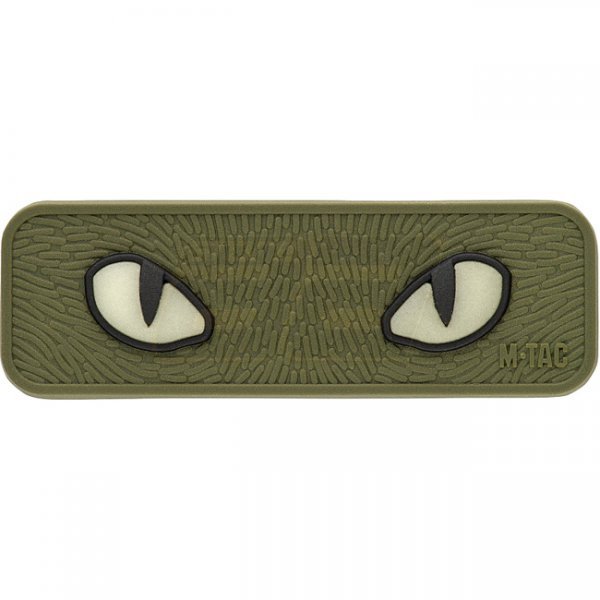 M-Tac Cat Eyes 3D Rubber Patch GID - Olive