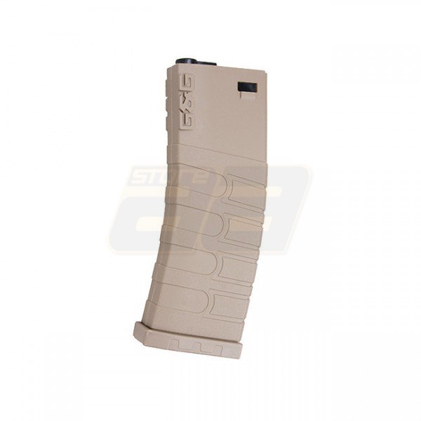 G&G M4 120BBs Mid-Cap AEG Magazine - Tan