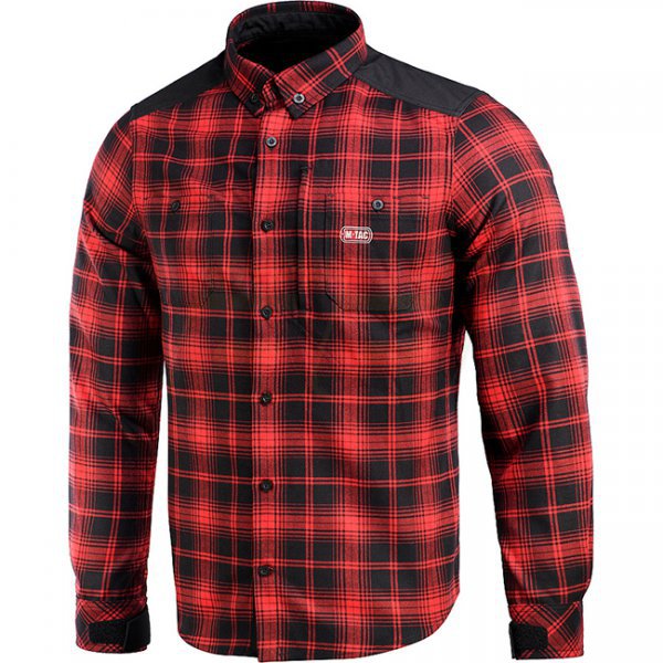 M-Tac Redneck Shirt - Red / Black - L - Long