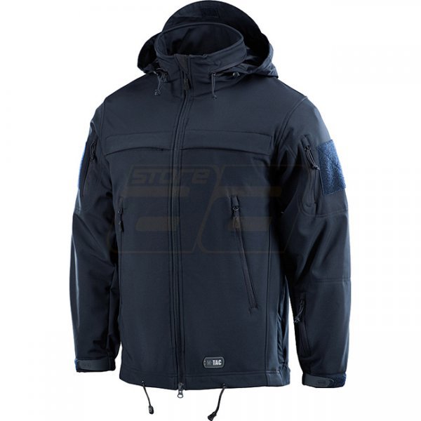 M-Tac Soft Shell Police Jacket - Navy Blue - 2XL