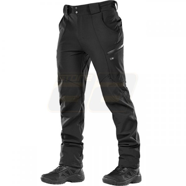 M-Tac Soft Shell Winter Pants - Black - L