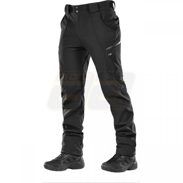 M-Tac Soft Shell Winter Pants - Black - S