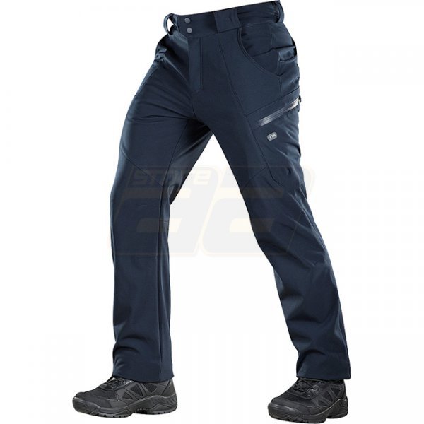 M-Tac Soft Shell Winter Pants - Dark Navy Blue - XS