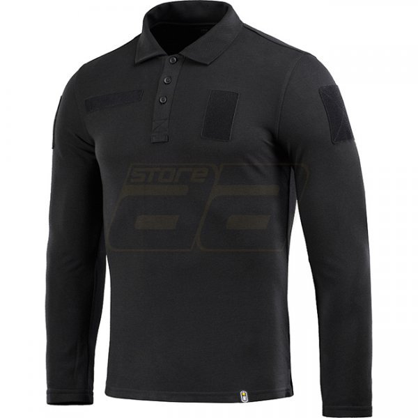 M-Tac Tactical Polo Shirt Long Sleeve 65/35 - Black - XL