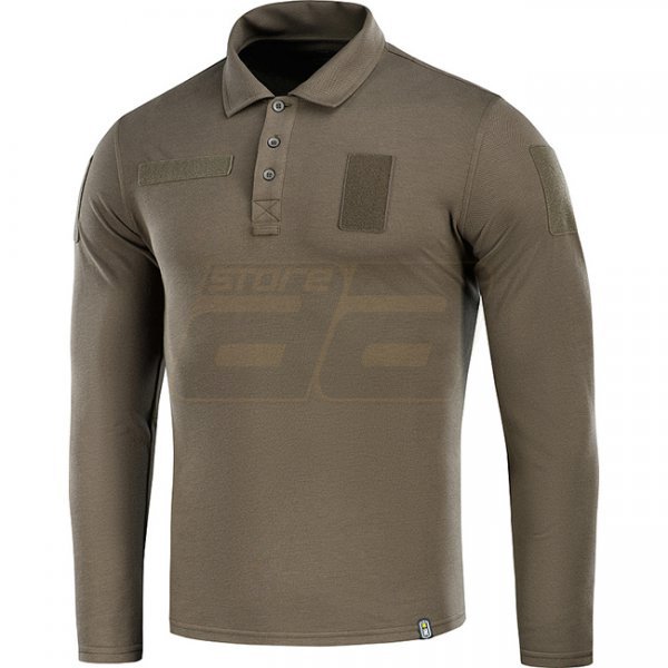 M-Tac Tactical Polo Shirt Long Sleeve 65/35 - Dark Olive - L