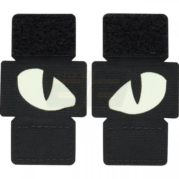 M-Tac Tiger Eyes Laser Cut Patch - Black