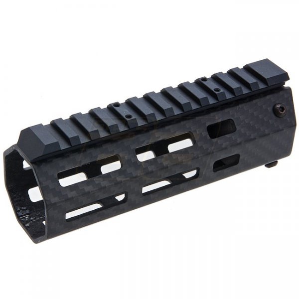 Revanchist Marui MWS Lightweight Carbon Fiber M-LOK Handguard Rail 5.5 Inch - Black