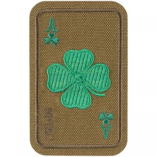 M-Tac Lucky Card Embroidery Patch - Coyote