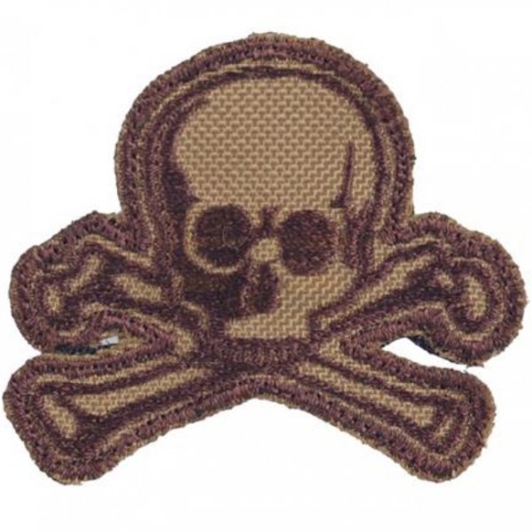 M-Tac Old Skull Embroidery Patch - Coyote