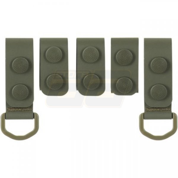 M-Tac Tactical Belt Attachments 5pcs - Ranger Green