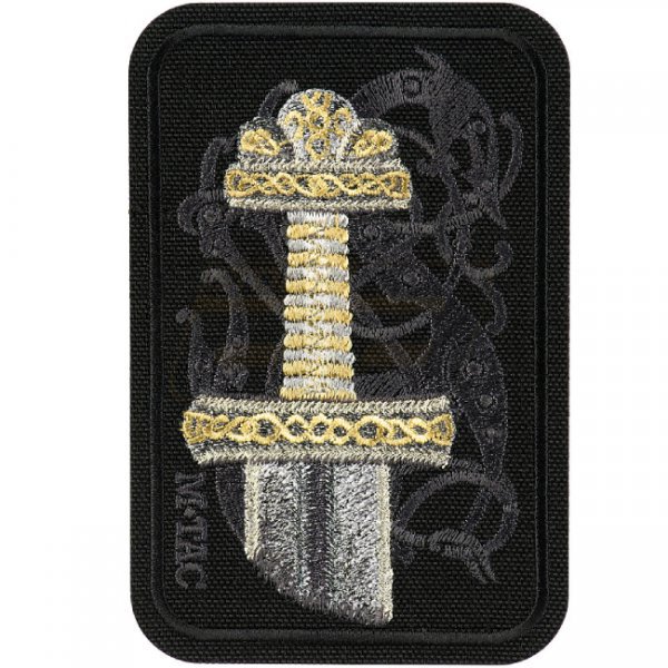 M-Tac Viking Sword Embroidery Patch - Black