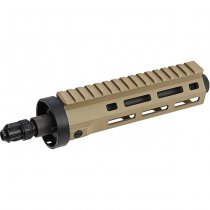 Ares M45X AEG M-LOK Handguard Mid - Dark Earth