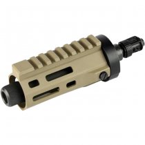 Ares M45X AEG M-LOK Handguard Short - Dark Earth