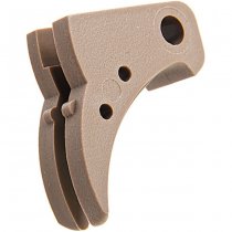 Guarder Marui / KJW / WE G-Series GBB Ridged Trigger - Tan