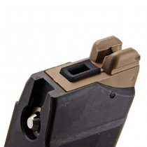 GunsModify Marui G-Series Gen 3 / Gen 4 GBB 25rds Full Upgraded Gas Magazine - Dark Earth