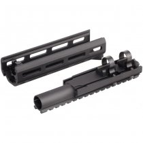 Hephaestus Marui AK GBBR Handguard Set 6.5 Inch M-LOK & Railed Gas Tube