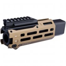 Madbull Strike Industries ASG CZ Scorpion Handguard 6 Inch - Dark Earth