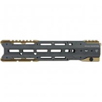 Madbull Strike Industries M4 GBBR / AEG GRIDLOK Handguard 11 Inch Main Body & Sights - Dark Earth