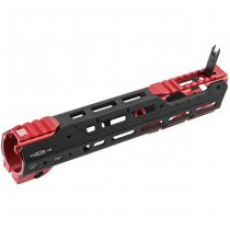 Madbull Strike Industries M4 GBBR / AEG GRIDLOK Handguard 11 Inch Main Body & Sights - Red