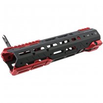 Madbull Strike Industries M4 GBBR / AEG GRIDLOK Handguard 11 Inch Main Body & Sights - Red