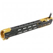 Madbull Strike Industries M4 GBBR / AEG GRIDLOK Handguard 15 Inch Main Body & Sights - Titan