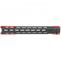 Madbull Strike Industries M4 GBBR / AEG GRIDLOK Handguard 17 Inch Main Body & Sights - Red