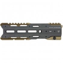 Madbull Strike Industries M4 GBBR / AEG GRIDLOK Handguard 8.5 Inch Main Body & Sights - Dark Earth