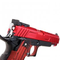 RWA DIVA Hi-Capa 5.1 Gas Blow Back Pistol G10 Grip - Red